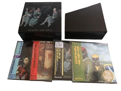 Black Sabbath SHM-CD Paper Jacket Limited Edition 4 Disc Set Bonus Box #OS0066 - Image 1 of 3
