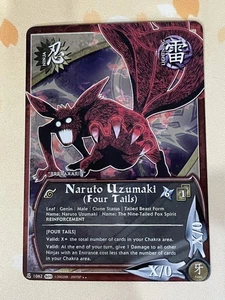 Naruto CCG, Naruto Uzumaki (Vier Schwänze), 1062, 1. Auflage, LP, Folie - Bild 1 von 2