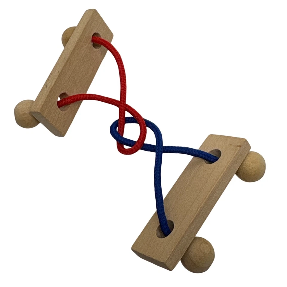 木制绳子拼图上帝有能力永远爱我们基督教宗教礼物 — 第 1/4 张图片