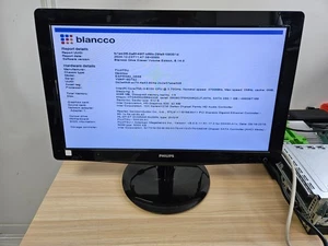 Philips 196V3L 18.5" LED Monitor - DVI - VGA - Inc Stand - Picture 1 of 12