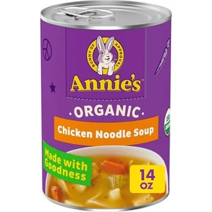 Annie’s Organic Chicken Noodle Canned Soup, Ready To Serve, 14 oz - Picture 1 of 1