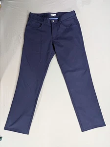 Peter Millar Performance 5 Pocket Hose EB66 32x29 Navy Blau Classic Fit Golf - Bild 1 von 10