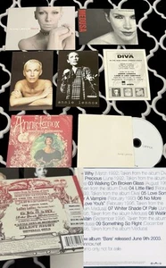 Annie Lennox EURYTHMICS Christmas UK Promo Hits CD + Promo Cards 80’s Pop Diva - Picture 1 of 11
