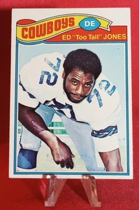 1977 Topps Football #314 Ed "Too Tall" Jones (Cowboys) - Bild 1 von 2
