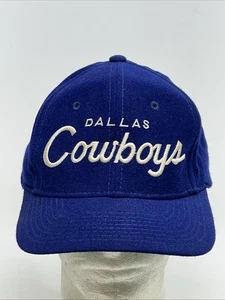 Vintage NFL Dallas Cowboys Script Snapback Hat 100% Wool Sports Specialties - Bild 1 von 13