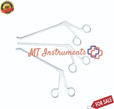 Juego de 3 Rongeurs de Disco Intervertebral Caspar Recto Ortopédico  Foto 1 de 3