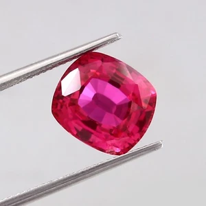 12x10 MM AAA Extra Fine Natural Ceylon Pink Sapphire Loose Cushion Gemstone Cut - Picture 1 of 4