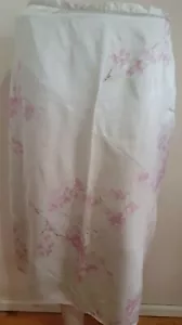 Esprit Ladies Skirt - Size 12 - Champagne With Pink Flowers - Picture 1 of 6