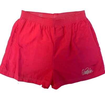 Pantalones Cortos De Colección 80 90’s Ocean Pacific OP Para Hombre NEÓN ROSA Playa SURFER Nylon M Foto 1 de 4