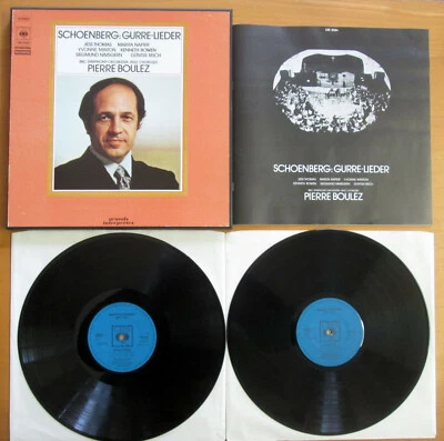 CBS 78264 Schoenberg Gurre-Lieder Pierre Boulez 2xLP NEAR MINT Germany Box Set - Image 1 of 4