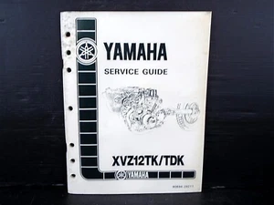GENUINE Vintage - YAMAHA XVZ12TK/TDK - Factory Service Guide - 90894-29211 - '83 - Picture 1 of 14