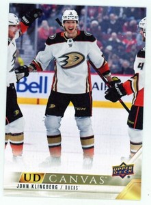 2022-23 Upper Deck John Klingberg canvas insert hockey card