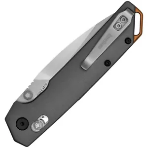 Kershaw Knife Iridium DuraLock D2 Blade Gray Aluminum Handle 2038 - Picture 1 of 2