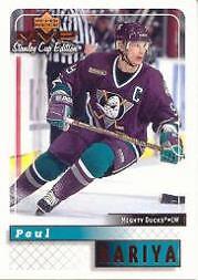 1999-00 Upper Deck MVP SC Edition Anaheim Ducks Hockey Card #2 Paul Kariya