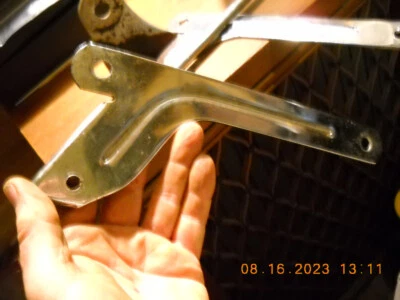 HARLEY DAVIDSON BRACKETS (2)  PANHEAD SHOVEL RUNNING LIGHTS - Image 1 of 4