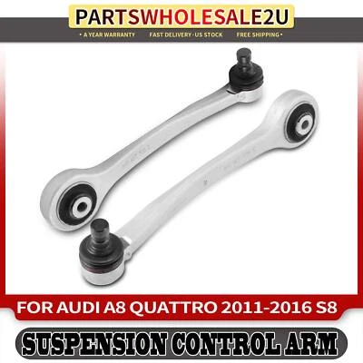 Brazo de control delantero superior delantero 2 piezas con rótula para Audi A8 Quattro 11-16 S8 Foto 1 de 4
