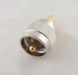 1pcs UHF PL259 Male Plug To SMA Male Plug RF Coaxial Coax Connector Adapter - Picture 1 of 5