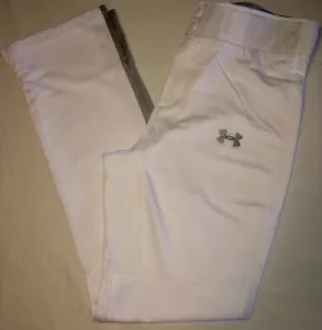 NWT Under Armour Performance Apparel Hear Gear Baseball Pants White/Gray Mens XL - Picture 1 of 6