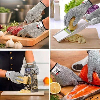 🔥 1 Paar Schnittfeste Schnittschutz Handschuhe für Metzger Küche Glas Arbeit - Bild 1 von 4