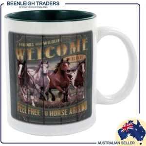 FRIENDS & WILDLIFE WELCOME HERE Coffee or Tea Mug Brand New - Picture 1 of 6
