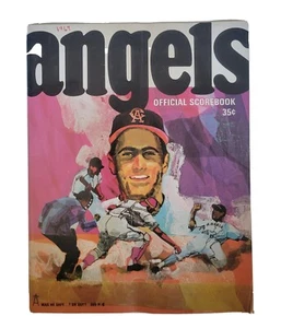1968 California Angels vs Tigers Program Scoreboard "Unscored" - Picture 1 of 2