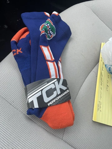 University Of Florida Gators UF Logo Socks Unisex Large Men’s TCK Cover