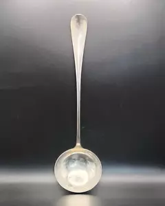 BEAUTY VINTAGE FRENCH CHRISTOFLE SILVER PLATED SOUP LADLE 12.6" MARKED c1920 g - Picture 1 of 5