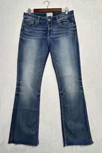Pantalones de mezclilla BKE Payton Bootcut para mujer talla 27 (30x31) tiro medio desgastados - Imagen 1 de 13