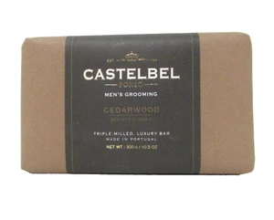 Castelbel Men's Luxury Bath Bar Soap Cedarwood scented large 10.5 oz - Picture 1 of 2