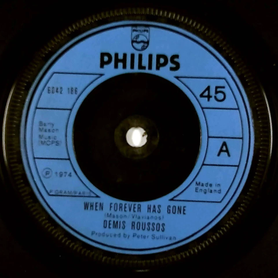 Demis Roussos - When Forever Has Gone / Woman [7" 45 rpm Single] UK Import - Image 1 of 1