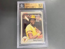Tony Gwynn 1983 Fleer Rookie RC BGS 9.5 Gem Mint San Diego Padres T14