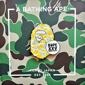 ⚡RAR⚡ PINTRILL x A BATHING APE Ape Head Bape Pin *BRANDNEU* LE TOKYO JAPAN 🐵 - Bild 1 von 3