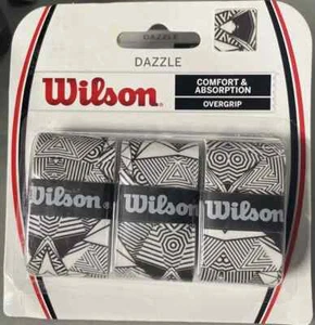Wilson Dazzle Ultra Wrap Comfort Overgrip Tennis Racket 3 Pack Tape NEW Dazzle  - Picture 1 of 1