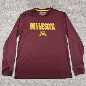 Minnesota Gophers Shirt 2XL XXL kastanienbraun rot Langarm Logo leicht Herren - Bild 1 von 14