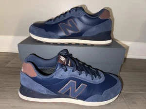 New Balance Classics 515 Shoes Men's Size 10 D Sneakers Blue Suede Athletic NIB - Picture 1 of 7