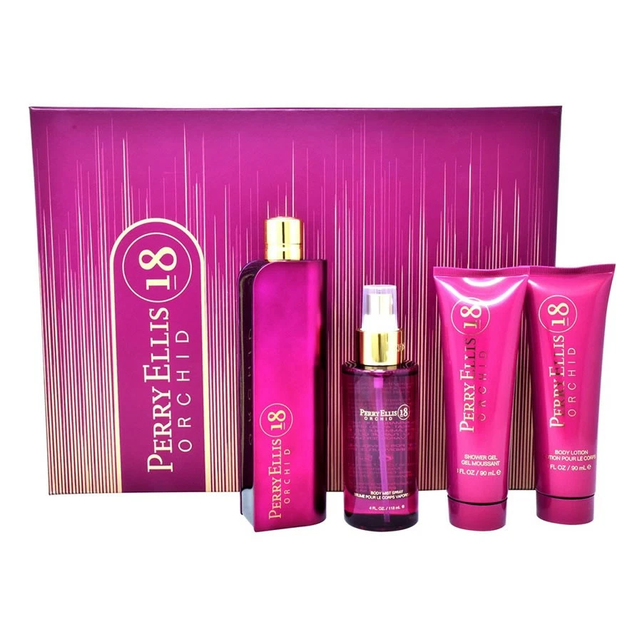 Perry Ellis Damas 18 Orquídeas Set Regalo Fragancias 844061011847 Foto 1 de 1
