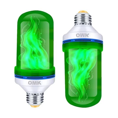 - Christmas Decorations LED Flame Effect Light Bulbs - Upgraded 4 Modes Green... - Image 1 of 4