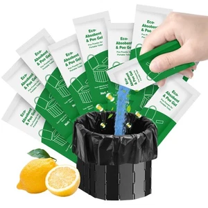 Portable Toilet Gel, 20 Packets Camp Toilet Gel Portable, Poo Gel for Portabl... - Picture 1 of 8