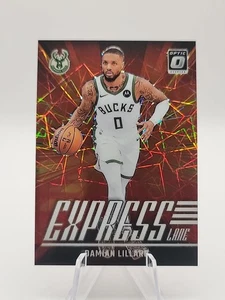 🔥2024-25 Donruss Optic Damian Lillard Express Lane White Velocity /59 Bucks🔥 - Picture 1 of 4