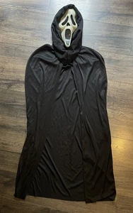 Vintage Scream Ghostface Easter Unlimited Halloween Mask Long attached Cape Glow - Picture 1 of 9