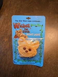 Vintage 1983 Star Wars Wicket the Ewok Plug In Night Light Adam Joseph - Picture 1 of 4
