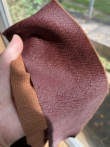 Pure Gambiered Silk Remnant 100% Silk Fabric Quilt Natural Dyed Hairtie Floral - Picture 1 of 7