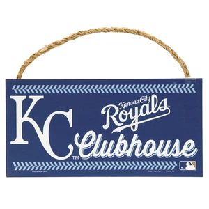 MLB Kansas City Royals Clubhouse Wooden Sign - Picture 1 of 3