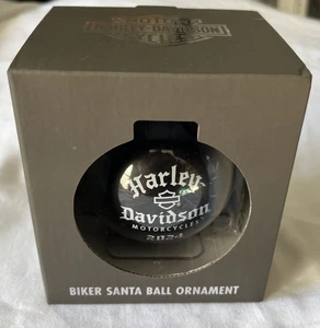 Harley-Davidson Moto 2024 Biker Babbo Natale Palla Decorazione Natalizia - Foto 1 di 4