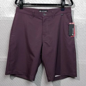 Travis Mathew Shorts Herren 32 lila Loreto NR Golf Pure Performance Freizeit neu mit Etikett - Bild 1 von 18