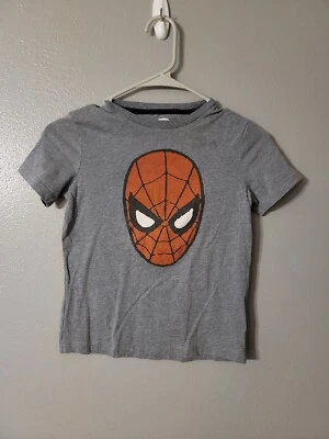 Old Navy Collectabilitees Gray Spider-Man Boy's Graphic T Shirt Size S - Image 1 of 4