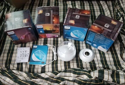 Lot neuves 4 lampes philips myLiving portable lumière d'ambiance veilleuse poser - Photo 1/4