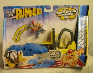 WWE RUMBLERS RAMPAGE POWER PUNCH JOHN CENA HORQUILLA SALTO Y GOLPE COCHE - Imagen 1 de 3