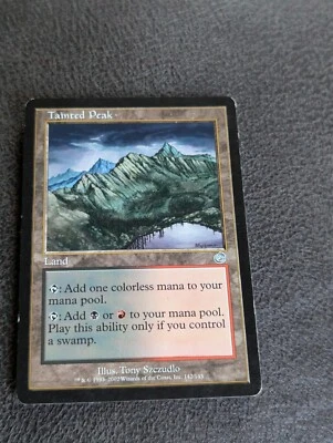 Tainted Peak Torment Magic The Gathering Land 2002 142/143 Uncommon  - Image 1 of 2