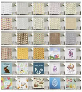Easter Shower Curtain Fabric Bathroom Decor Set with Hooks 4 Sizes Available - Picture 1 of 28